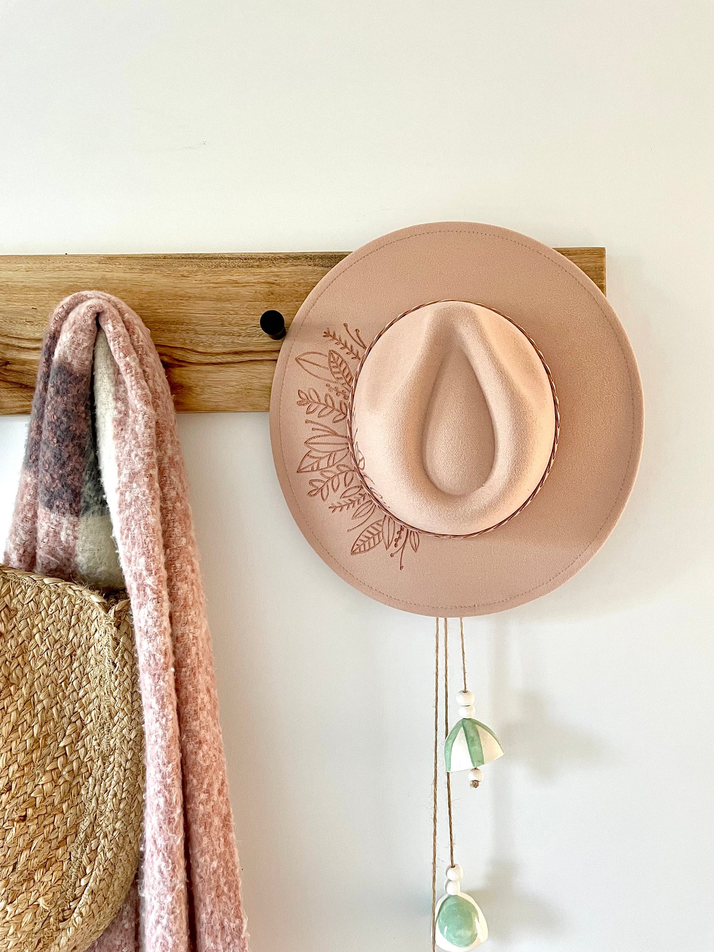 Blush Floral Hat